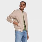 Men's Bomber Jacket - Goodfellow & Co Light Taupe