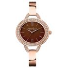 Caravelle New York By Bulova Women's Rose Gold-tone Stainless Steel Bracelet Watch - 44l134, Size: