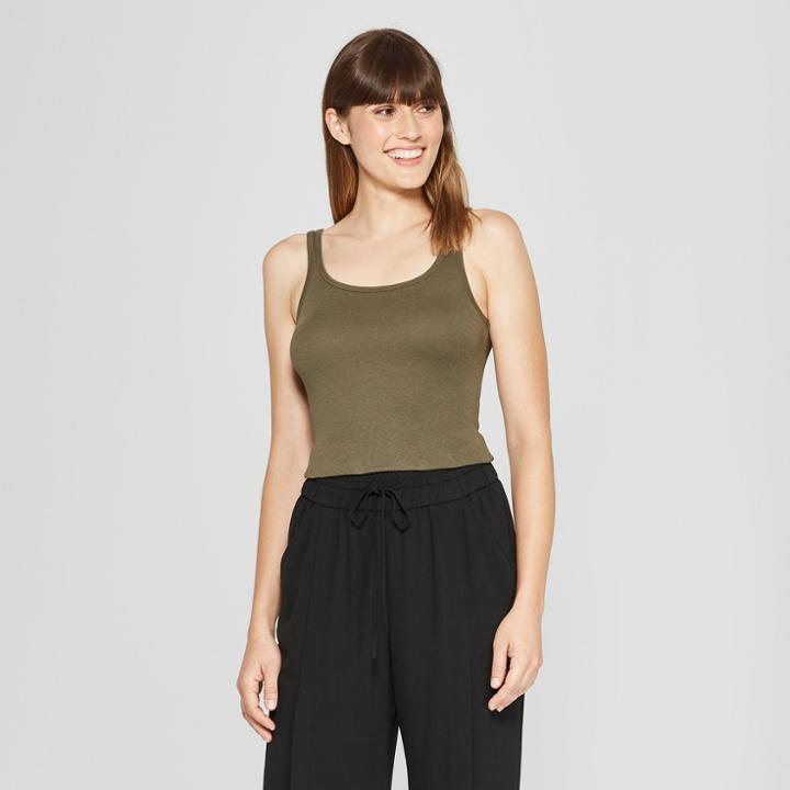 Target Women's Any Day Tank - A New Day Dark Green
