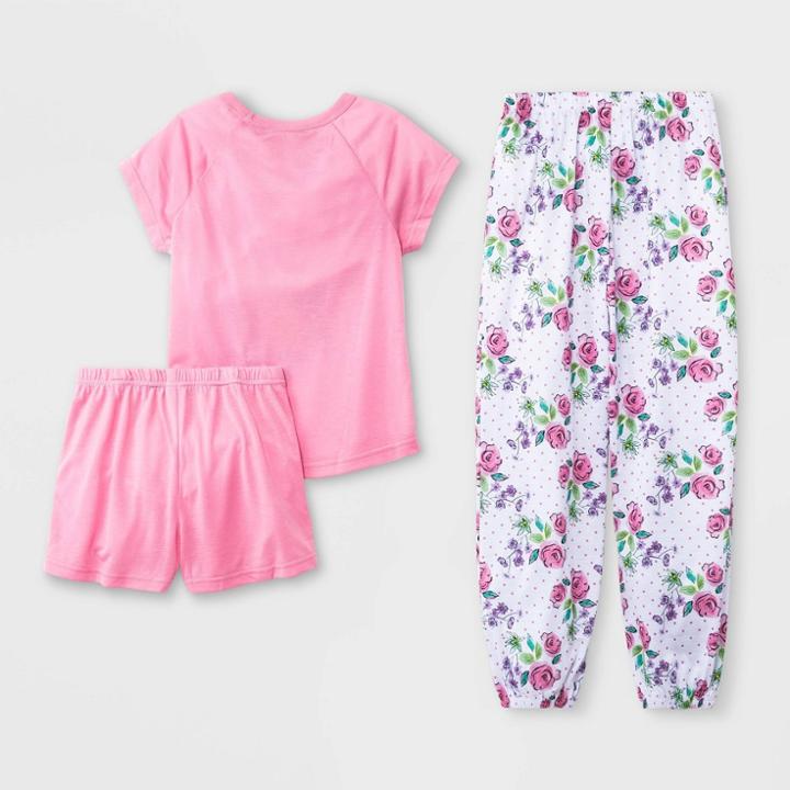 Girls' Disney Princess 3pc Pajama