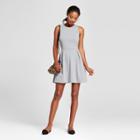 Women's Ponte Fit & Flare Dress - A New Day Gray