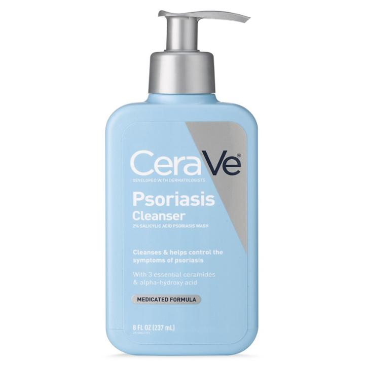 Unscented Cerave Psoriasis Cleanser With Salicylic Acid