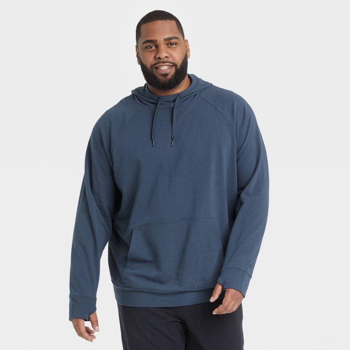 Men's Big & Tall Pullover Hoodie - All In Motion Navy