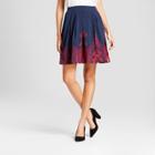 Women's Paisley Border Printed Skirt - Isani For Target Blue/magenta