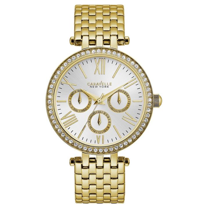 Women's Caravelle New York Analog Watch - Gold,