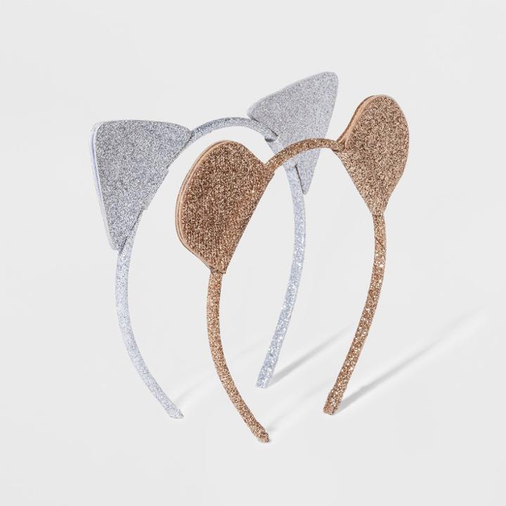 Toddler Girls' 2pk Animal Ear Headband - Cat & Jack