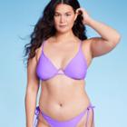 Women's Underwire Bikini Top - Wild Fable Purple