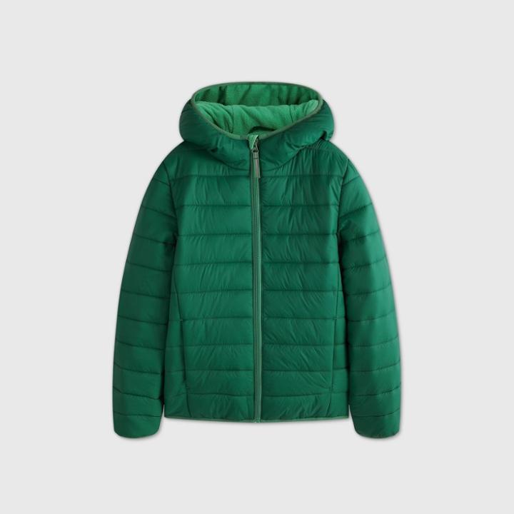 Kids' Microfleece Lined Puffer Jacket - Cat & Jack Green