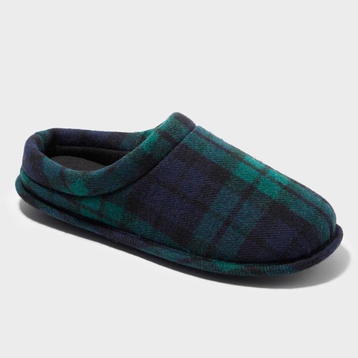 Dluxe By Dearfoams Men's Malcolm Deluxe By Dearfoams Low Profile Clog - Navy Xl (11-12), Blue Green