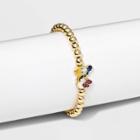 Sugarfix By Baublebar Disney Donald Duck And Daisy Duck Beaded Bracelet - Gold