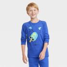 Boys' 'hanukkah Break Dancing Dreidel' Long Sleeve Graphic T-shirt - Cat & Jack Blue