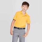 Boys' Uniform Short Sleeve Pique Polo Shirt - Cat & Jack Gold