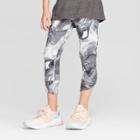 Girls' Marble Print Twist Capri Leggings - C9 Champion Gray