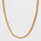 Herringbone Chain Necklace - A New Day Gold