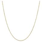Distributed By Target Women's Diamond Cut Short Beaded Gold Chain Necklace Gold In Sterling Silver - Gold