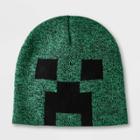 Boys' Minecraft Creeper Beanie - Green