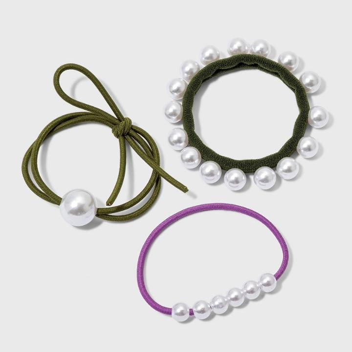 Pearl Pony Holder Set 3pc - A New Day Multicolor Cools