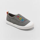 Toddler Girls' Alivia Sneakers - Cat & Jack Charcoal (grey)