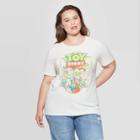 Women's Disney Vintage Toy Story Plus Size Short Sleeve T-shirt (juniors') - Ivory