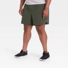 Men's Big & Tall Stretch Woven Shorts - All In Motion Olive 3xl, Green Green