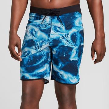 Aquatech Men's 9 Universe Wave Board Shorts - Blue