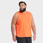 Men's Sleeveless Run T-shirt - All In Motion Orange