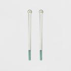 Front To Back Stick Earrings - Universal Thread Green/silver