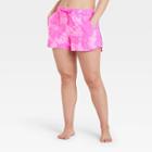 Women's Mid-rise French Terry Shorts 3.5 - All In Motion Fuchsia