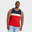 Men's Tall Standard Fit Jersey Tank Top - Goodfellow & Co Ripe Red Heather