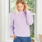 Women's Crewneck Pullover Sweater - Who What Wear Purple