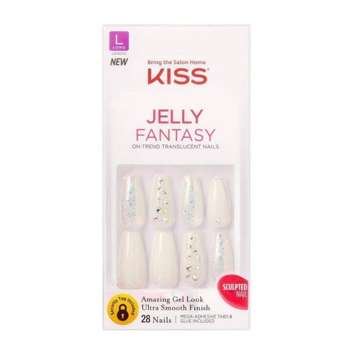 Kiss Nails Kiss Glam Fantasy False Nails - R U Jelly