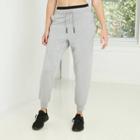 Women's Mid-rise Cozy Jogger Pants With Drawstring - Joylab Light Gray Heather