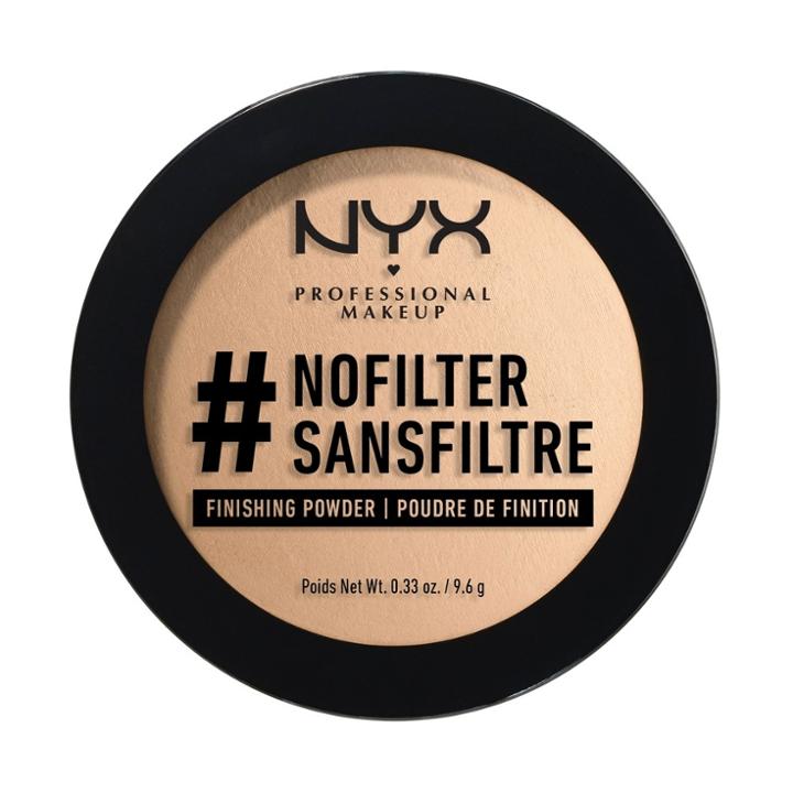 Nyx Professional Makeup #nofilter Finishing Powder Medium Olive - 0.33oz,