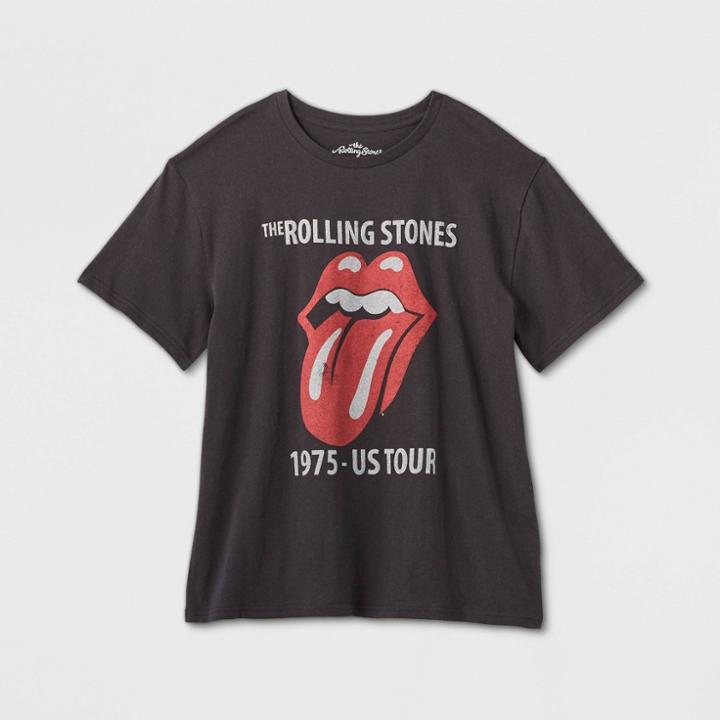 The Rolling Stones Women's Rolling Stones Short Sleeve Graphic T-shirt - Black