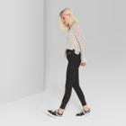 Women's Long Sleeve Crossback Woven Shirt - Wild Fable Ivory