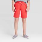 Boys' Pull-on Knit Shorts - Cat & Jack Red