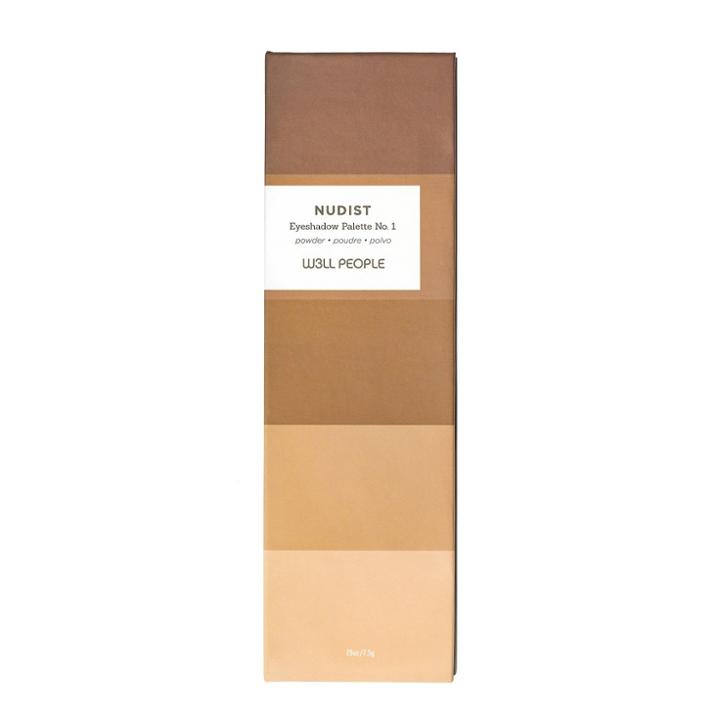 W3ll People Nudist Eyeshadow Palette Taupe Based Hues - 0.26oz, Brown Based Hues
