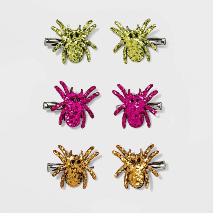 Hair Spider Barrettes 6pc - A New Day