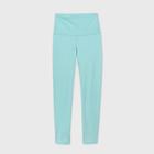 Girls' High-waisted Brushed Cozy Leggings - All In Motion Aqua