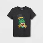 Boys' '2022 Dinosaur' Graphic Short Sleeve T-shirt - Cat & Jack Charcoal Gray