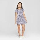 Girls' Animal Print A Line Dress - Cat & Jack Pink