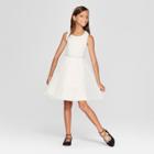 Lots Of Love By Speechless Girls' Lace Short Dress - Ivory
