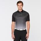 Men's Mosaic Printed Polo Shirt - Jack Nicklaus Caviar Black
