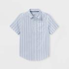 Boys' Woven Button-down Short Sleeve Shirt - Cat & Jack White
