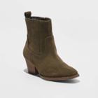 Women's Solita Western Boots - Universal Thread Olive Green