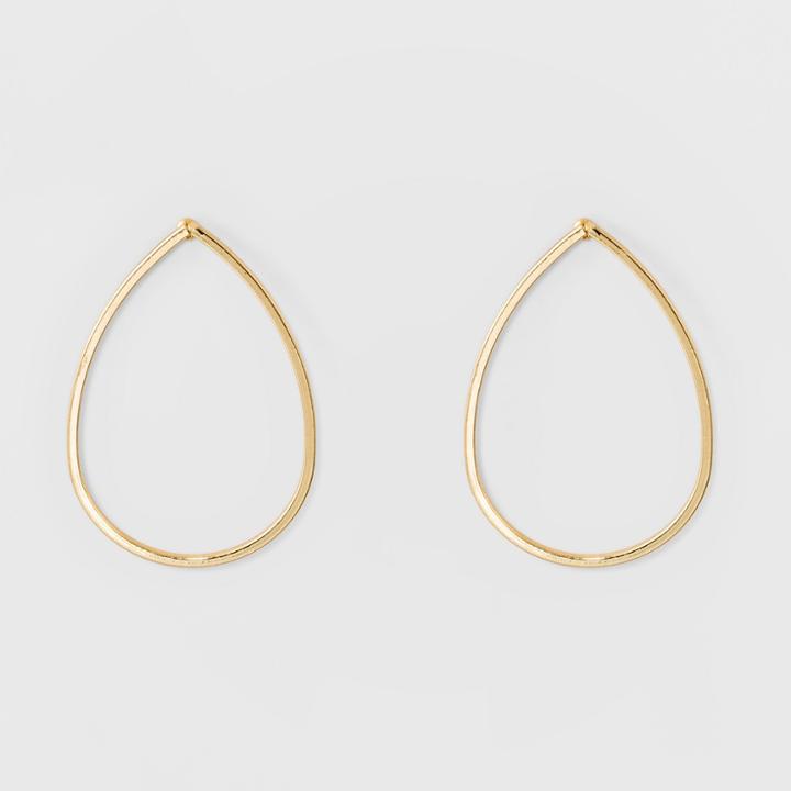 Target Metal Drop Earrings - A New Day Gold,