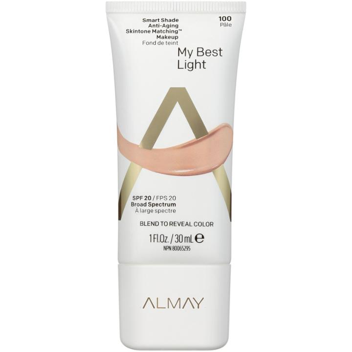 Almay Smart Shade Anti-aging Skintone Matching Makeup 100 My Best Light