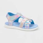 Toddler See Kai Run Basics Shayna T-strap Gladiator Sandals - Iridescent
