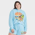 Women's Nickelodeon Plus Size Friends Hooded Graphic Sweatshirt - Blue