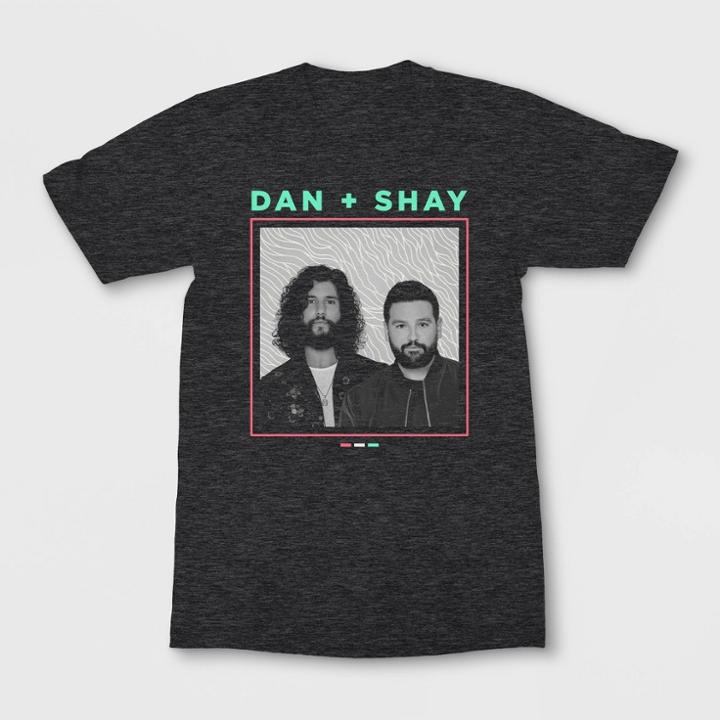 Merch Traffic Women's Dan+shay Short Sleeve Graphic T-shirt - Black